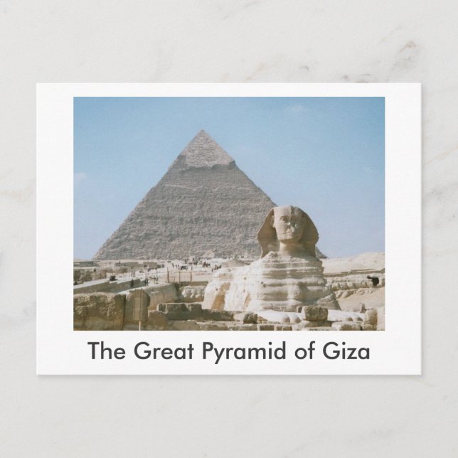Carte Postale La Grande Pyramide de Gizeh (Devant)