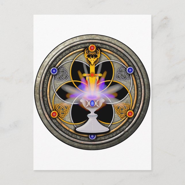 Carte Postale La Grande Rite païenne (Devant)