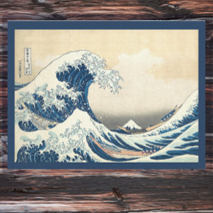 Carte Postale La Grande Vague - Art japonais Vintage