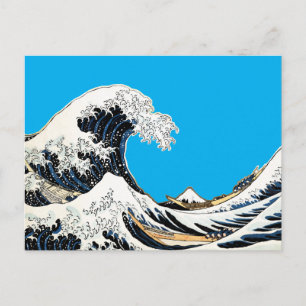 Carte Postale La Grande Vague au large de Kanagawa Hokusai, art 