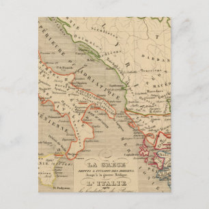 Carte Postale La Grece, l'Italie, 1190 a 504 av JC