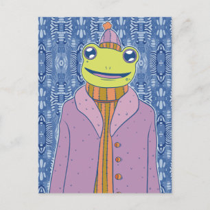 Carte Postale La grenouille douillette