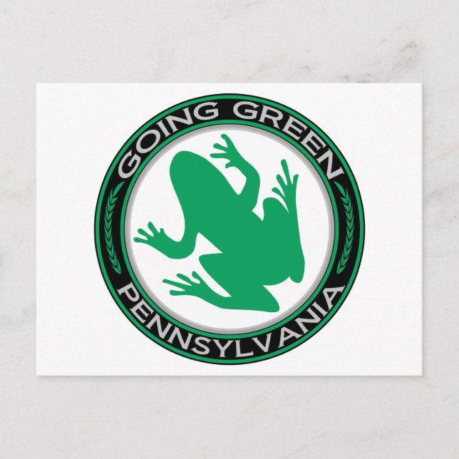 Carte Postale La grenouille verte de Pennsylvanie (Devant)