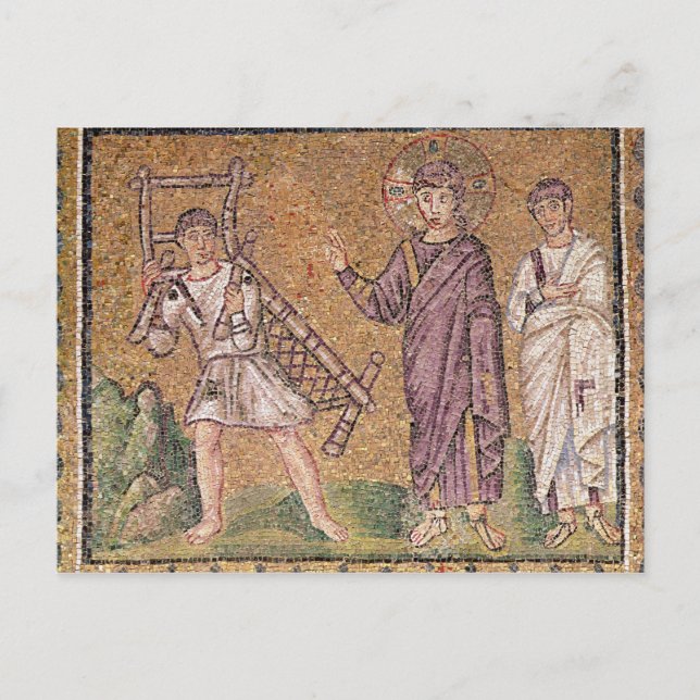 Carte Postale La guérison de la paralytique de Capernaumx (Devant)