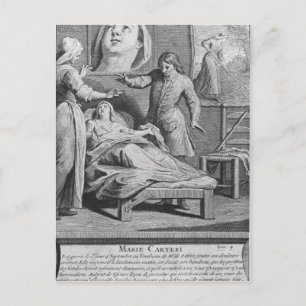 Carte Postale La guérison miraculeuse d'une femme aveugle