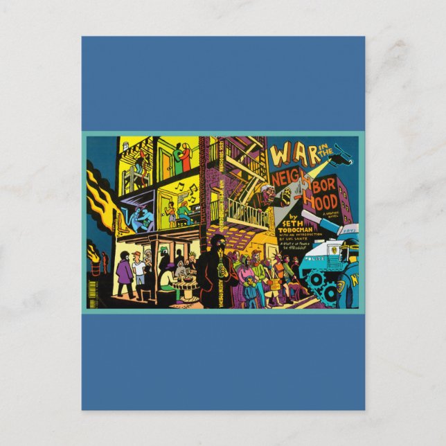 Carte Postale La guerre dans l'art caricatural du voisinage (Devant)