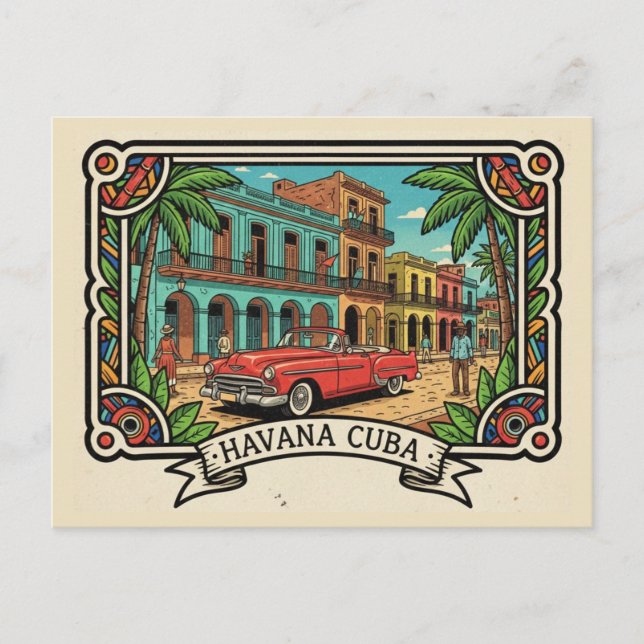 Carte Postale La Havane Cuba (Devant)