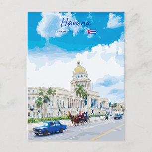 Carte Postale La Havane, Cuba - Âme Classique Vintage