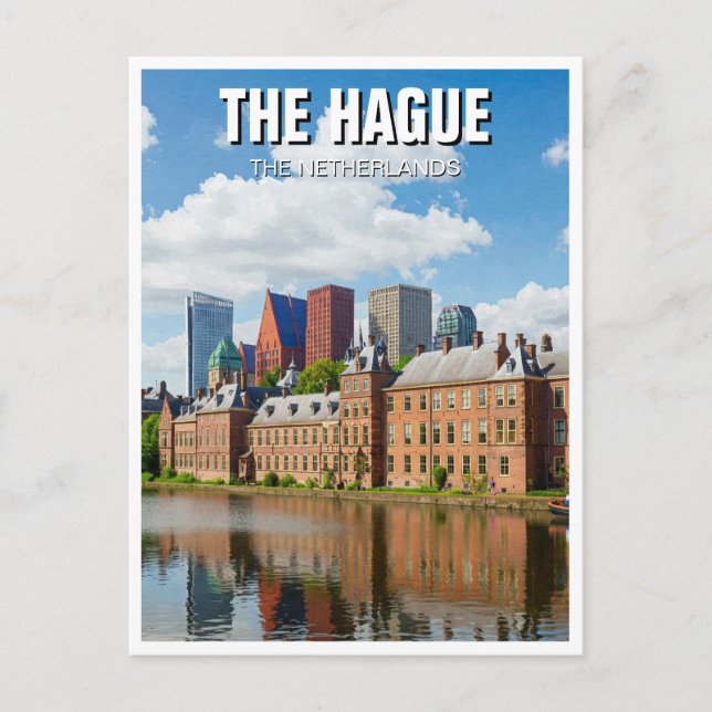 Carte Postale La Haye Le Pays-Bas Travel (Devant)