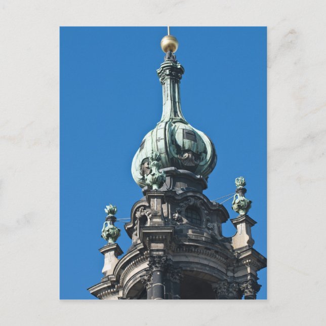 Carte Postale La hofkirche (Église de la Cour) Dresde (Devant)