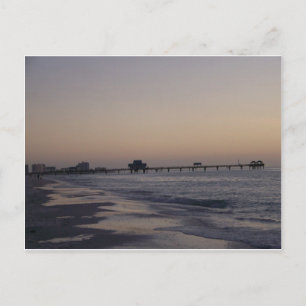 Carte Postale La jetée au coucher du soleil