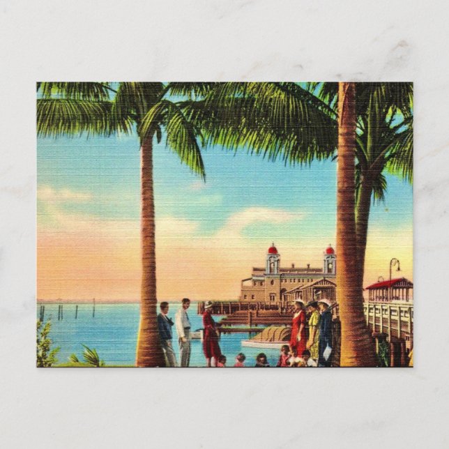 Carte Postale La Jetée Ft. Myers  (Devant)