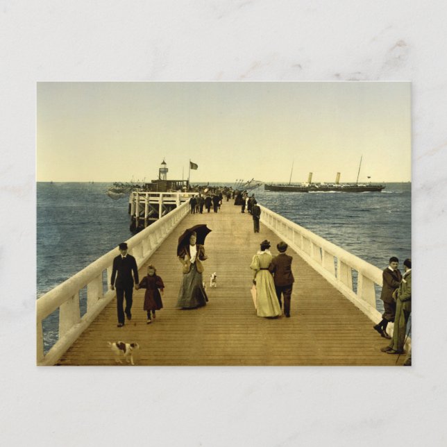 Carte Postale La jetée Ostende Belgique (Devant)