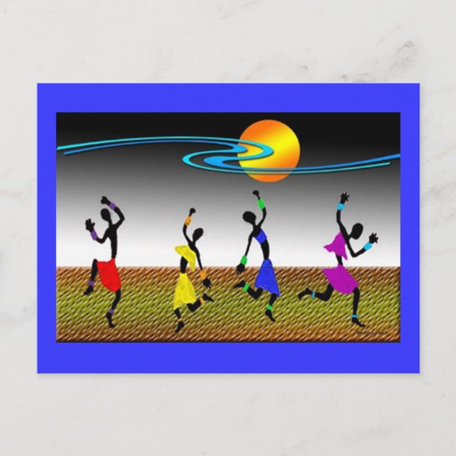 Carte Postale La Joie de la Danse (Devant)