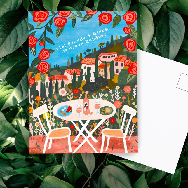 Carte Postale La Joie de la nouvelle maison (Freude Neuen Haus schöne Landschaft Postkarte
)