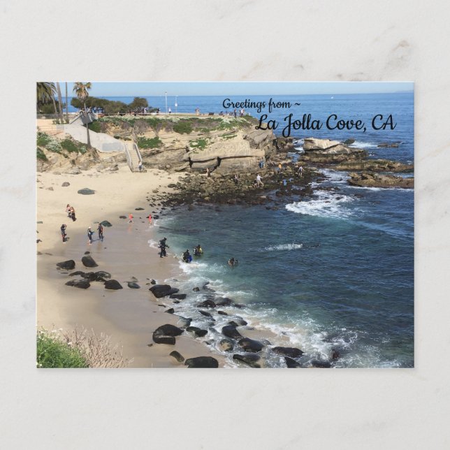 Carte Postale La Jolla Cove, Californie (Devant)