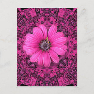CARTE POSTALE LA JOURNÉE ROSE