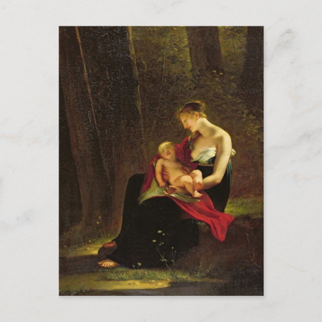 Carte Postale La joyeuse mère (Devant)