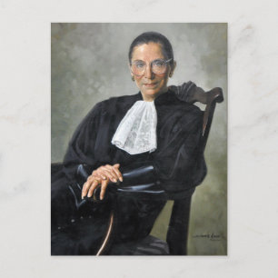 Carte Postale la juge de la Cour suprême Ruth Bader Ginsburg