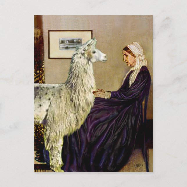 Carte Postale La lama de la mère de Whistler (Devant)