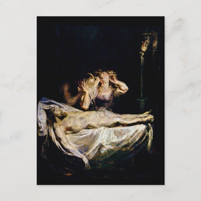 Carte Postale La Lamentation de Jésus-Christ - Rubens (Devant)