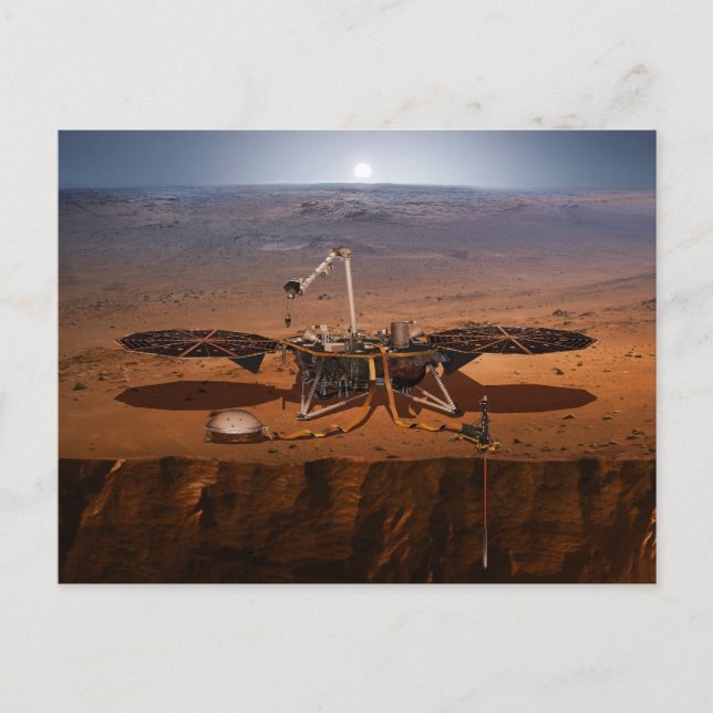 Carte Postale La Lander de l'Insight (Devant)