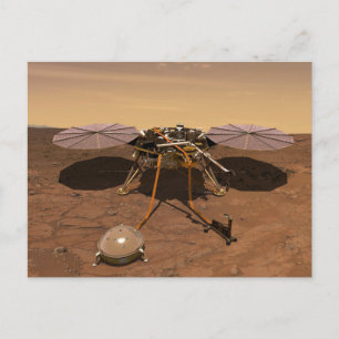 Carte Postale La Landre D'Insight Fonctionnant Sur La Surface De
