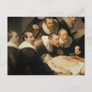 Carte Postale La leçon d'anatomie de Dr. Nicolaes Tulp, 1632