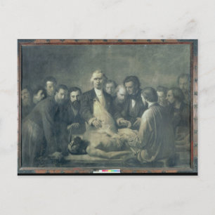Carte Postale La leçon d'anatomie du docteur Velpeau