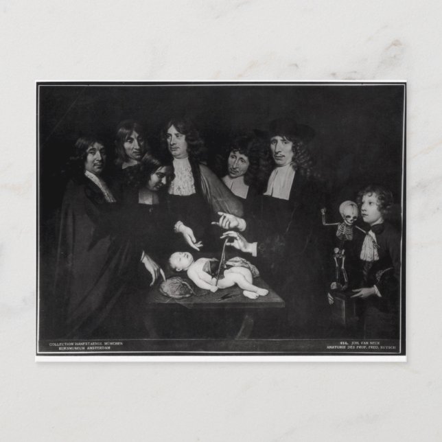 Carte Postale La leçon d'anatomie du professeur Frederik (Devant)