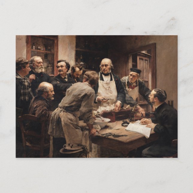 Carte Postale La leçon de Claude Bernard (Devant)