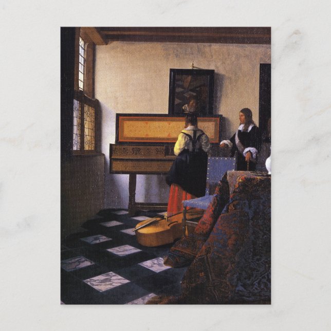 Carte Postale La leçon de musique (Devant)
