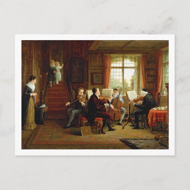 Carte Postale La leçon de musique (Devant)