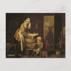 Carte Postale La lessive