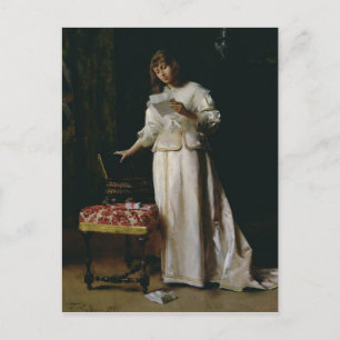 Carte Postale La lettre d'amour