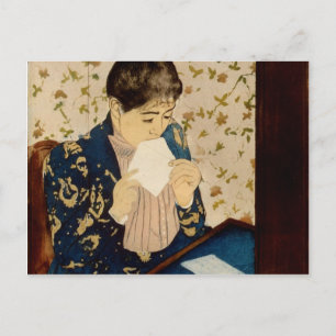 Carte Postale La Lettre de Mary Cassatt (vers 1891)