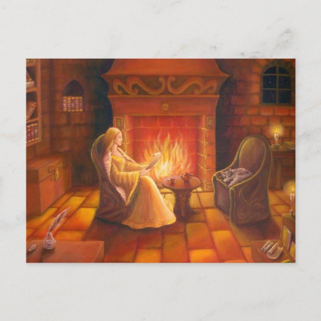 Carte Postale La lettre (paysage) (Devant)