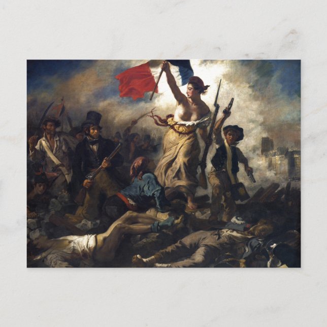 Carte Postale La liberté à la tête du peuple (Devant)