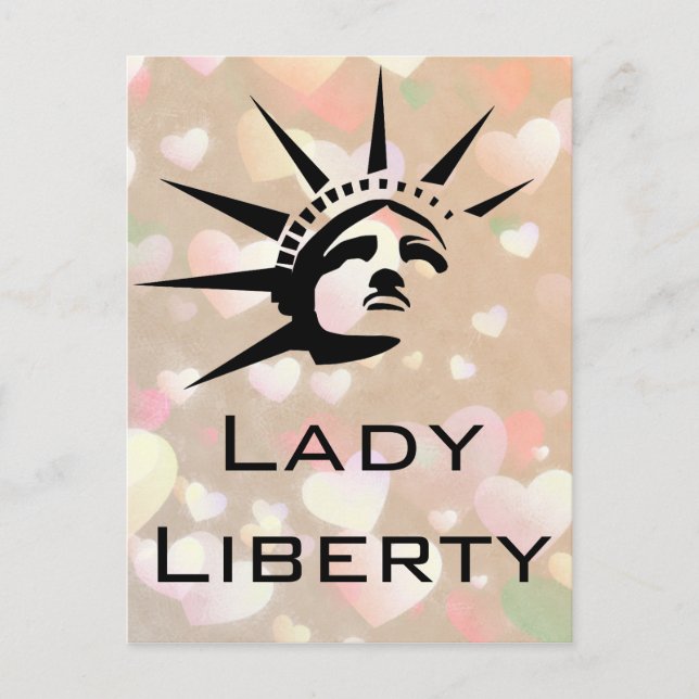 Carte Postale La Liberté éclairant le monde (Devant)