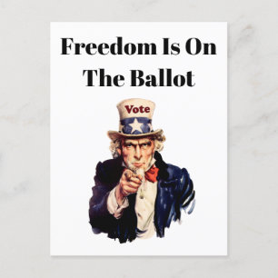 Carte Postale La Liberté Est Au Vote En 2026