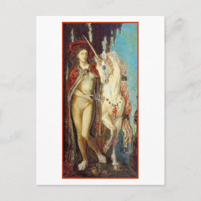 Carte postale : La licorne (Devant)