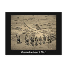 La Longue Ligne Depuis La Plage D'Omaha