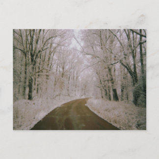 Carte Postale La longue route