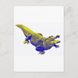 CARTE POSTALE LA LUMIÈRE ALLIGATOR