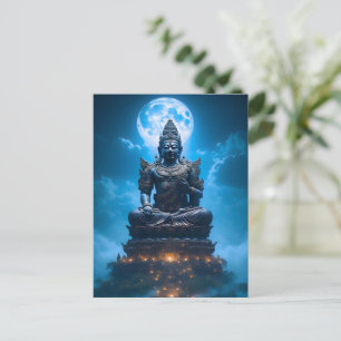 Carte Postale La Lumière de la Pleine Lune du Bouddha