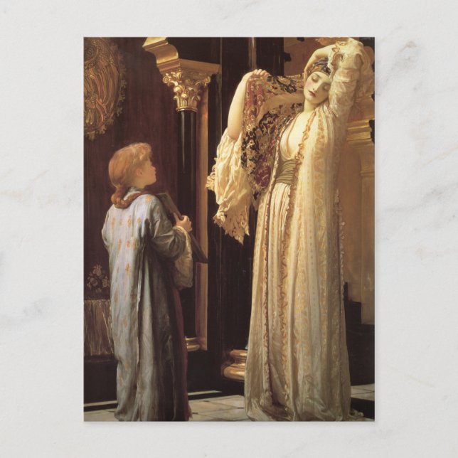 Carte Postale La Lumière du Harem - Frederic Leighton (Devant)