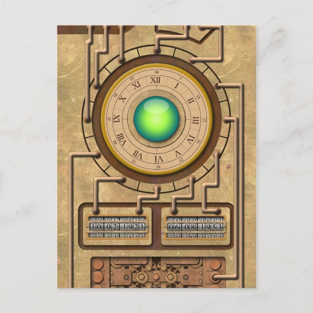 Carte Postale La Machine à explorer le temps - H. G. Wells (Devant)