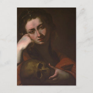 Carte Postale La Madeleine pénitente (Vanitas) par Jusepe Ribera