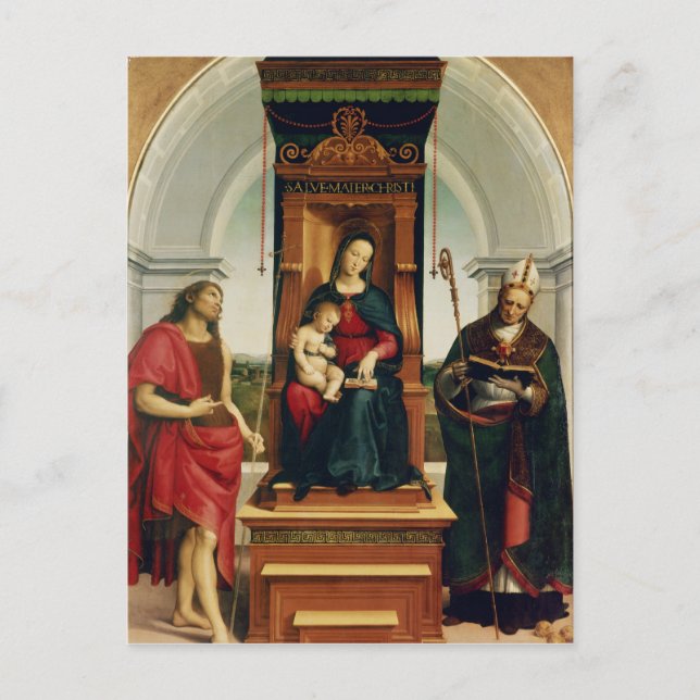 Carte Postale La Madone et l'Enfant (Devant)