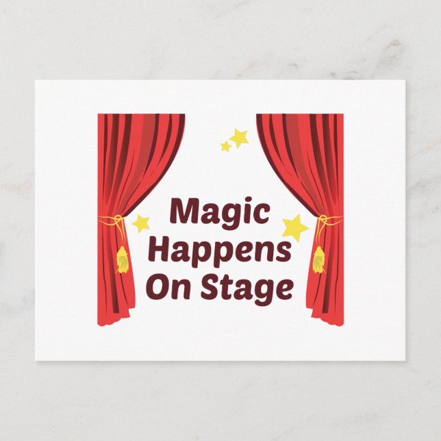 Carte Postale La magie opère (Devant)